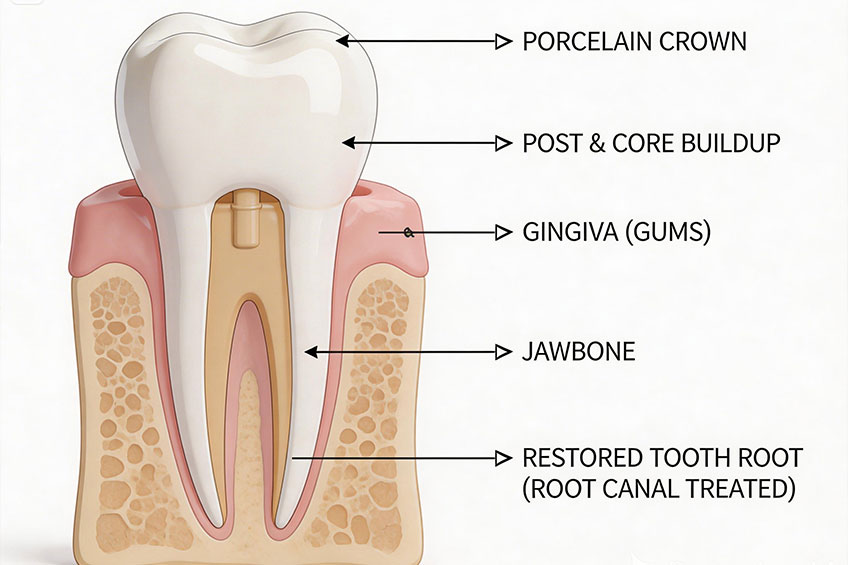 Perawatan Saluran Akar dari Awal hingga Finishing | Perlukah Pasak dan Crown?